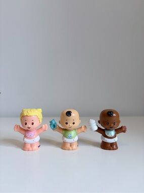Fisher Price Little People Set of 3 Baby Figurine Toys